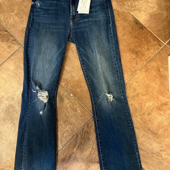 Mother Denim The Insider Crop Step Chew NWT - Picture 3 of 16